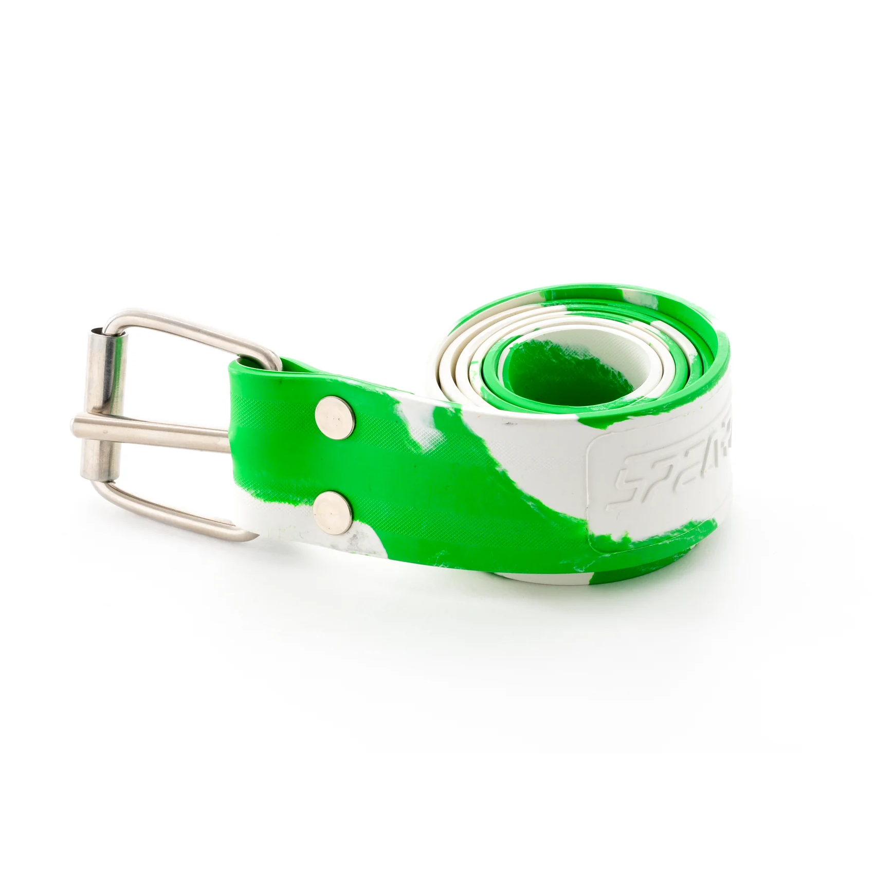 Spear Pro 4mm Marseilles Weight Belt for Scuba Diving - White & Green - Perfect for Freediving, Spearfishing and Underwater Training
