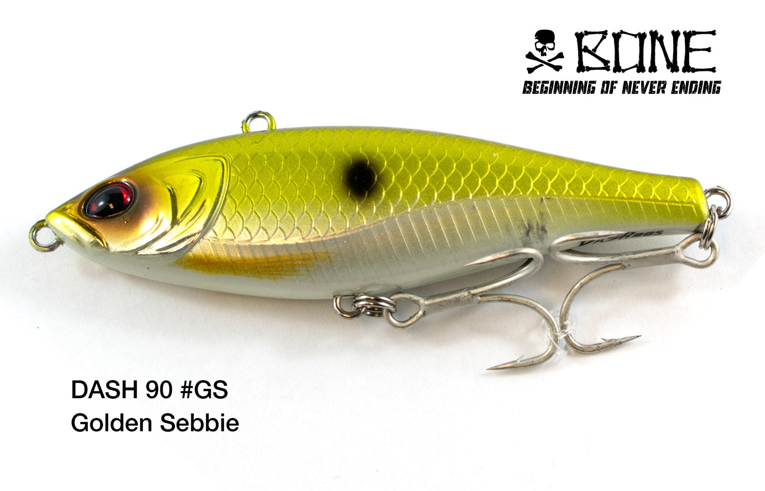 Bone Dash 90S Fishing Lure - Premium Bass Bait for Freshwater & Saltwater - Perfect for Casting, Trolling, and Jigging