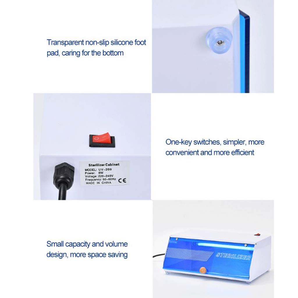 UBERSWEET® UV Ultraviolet Disinfection Sterilizer Cabinet - Portable Sanitizing Machine for Phones, Keys, Jewelry & Baby Items | Home, Office & Travel Use