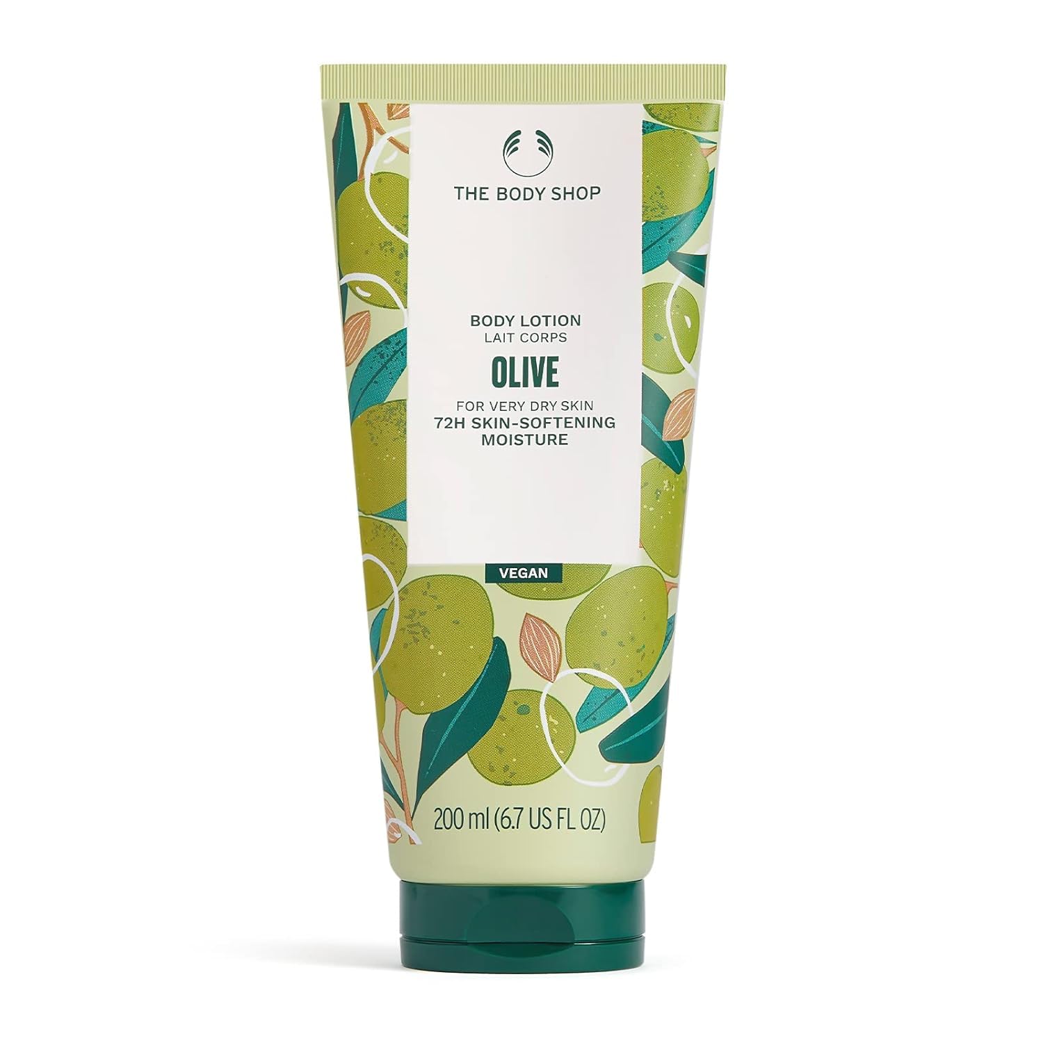 The Body Shop Olive Nourishing Body Lotion - 200ml | Deeply Hydrating & Moisturizing Dry Skin | Perfect for Daily Use & After Shower Care