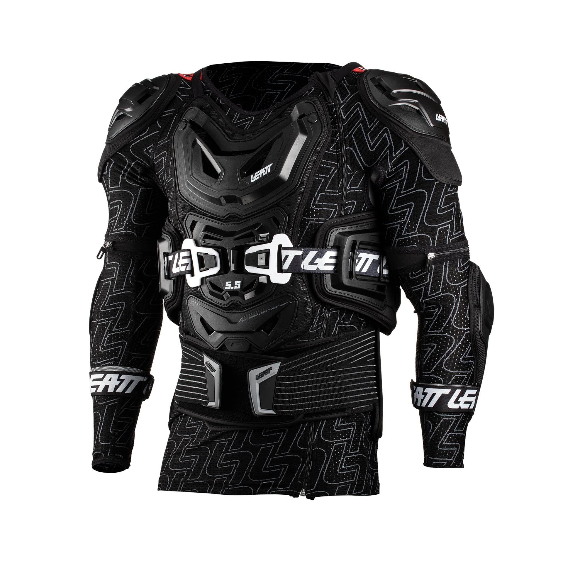 Leatt 5.5 Body Protector - CE Certified Motocross Armor for Off-Road & MX Racing - Chest & Back Protection for Dirt Bike, ATV & Adventure Riding