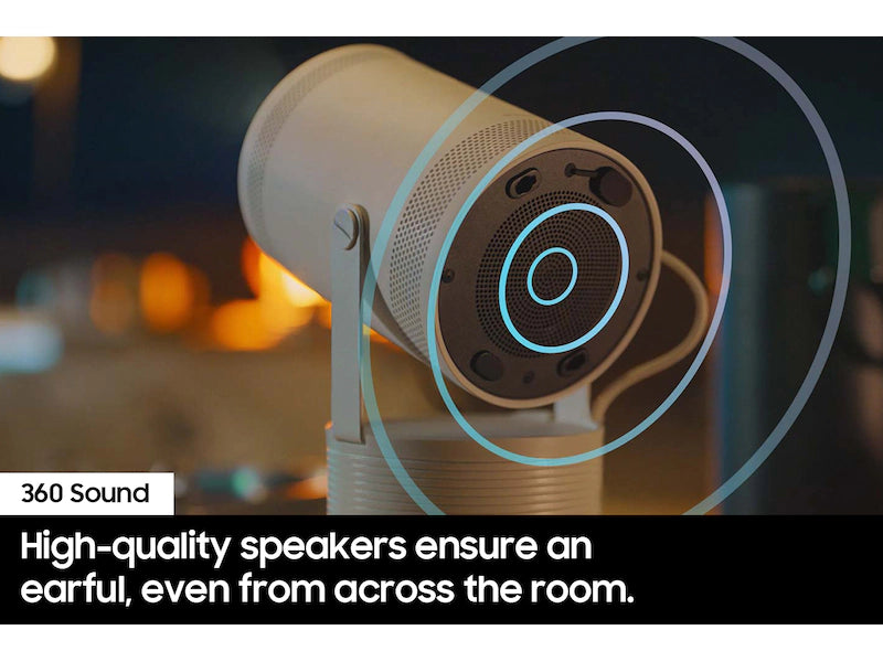 Samsung The Freestyle 2nd Gen Portable Smart Projector with Gaming Hub - Perfect for Home Theater, Gaming & Outdoor Movie Nights