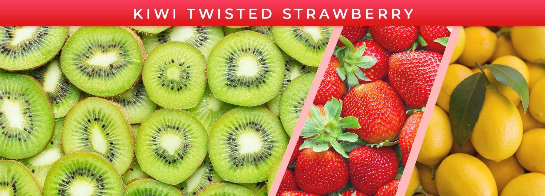 Smoke Odor Eliminator Candle - 13oz Kiwi Strawberry Scented Jar Candle (2-Pack) | Home Air Freshener for Kitchen, Bathroom & Living Room