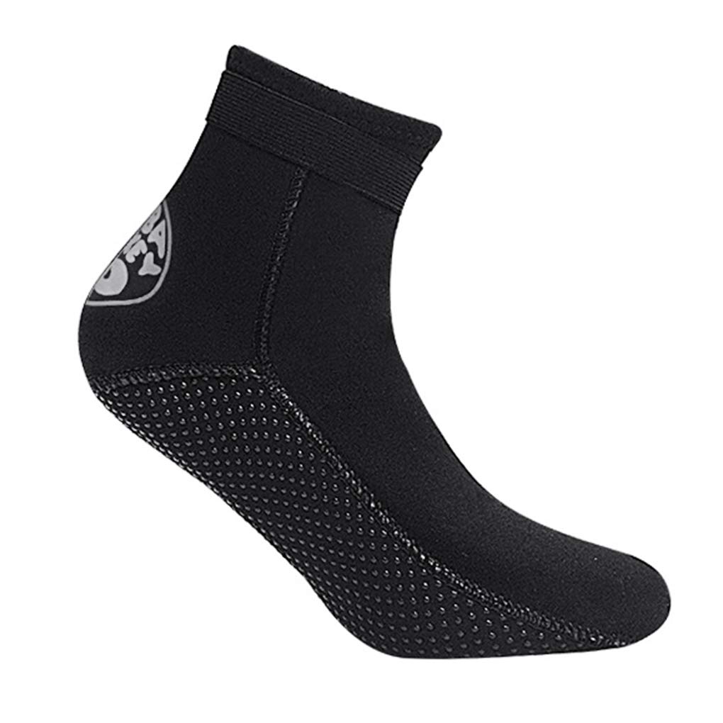 Clobeau Neoprene Diving Socks - Non-Slip Water Booties for Snorkeling, Beach & Water Sports | Warm & Comfortable for Swimming, Surfing & Outdoor Activities