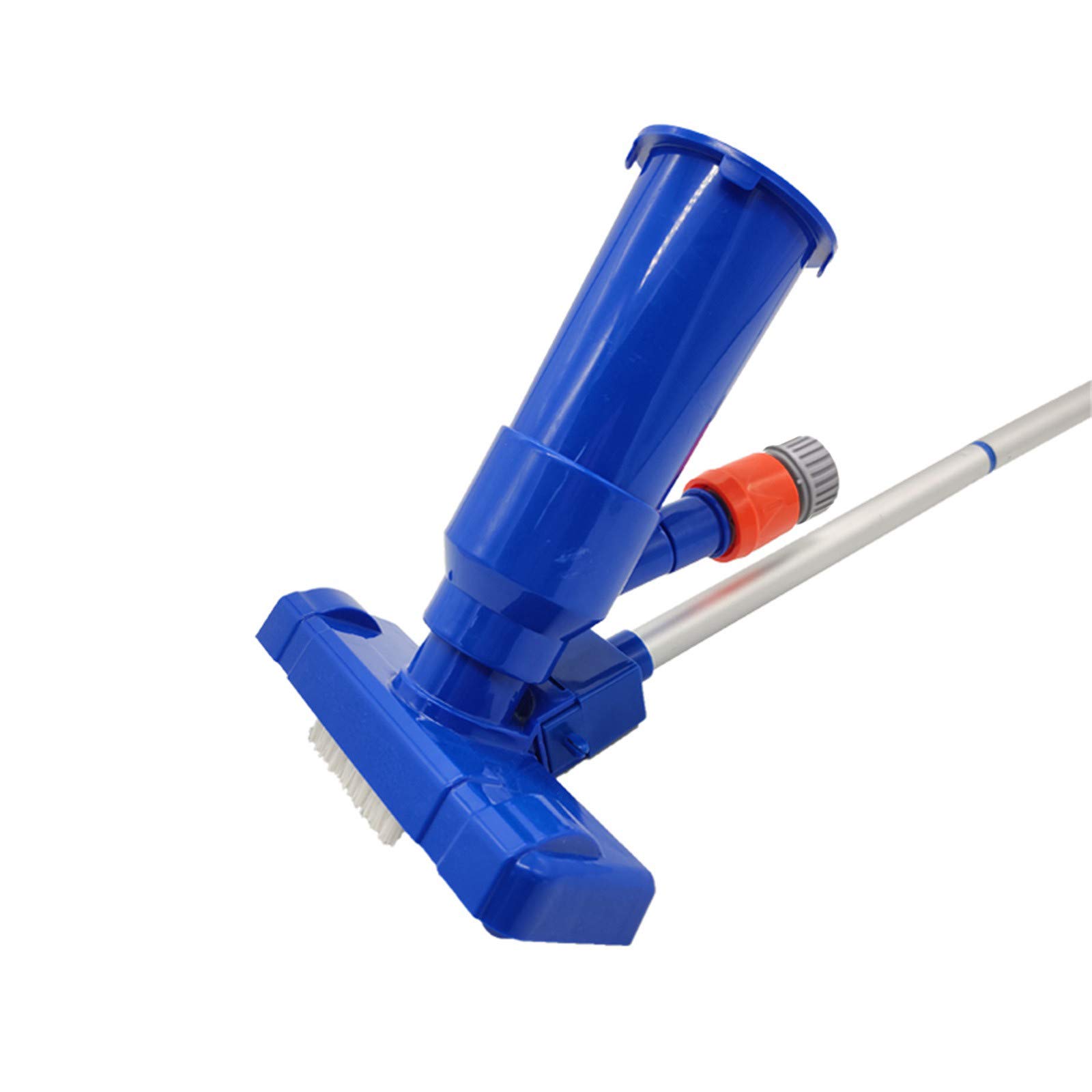 AAXWUR Portable Swimming Pool Vacuum Cleaner Brush - Handheld Pool Sweep Broom for In-Ground & Above Ground Pools - Perfect for Cleaning Pool Floors, Walls and Corners