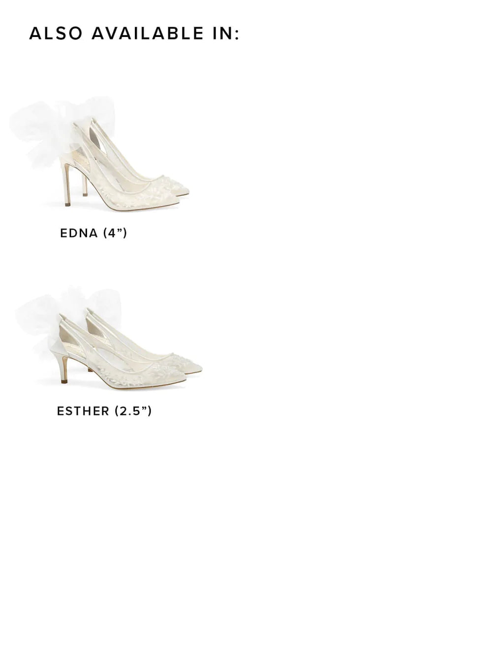Esther Floral and Tulle Bow Kitten Heel Pumps - Elegant Women's Dress Shoes for Weddings, Parties & Special Occasions
