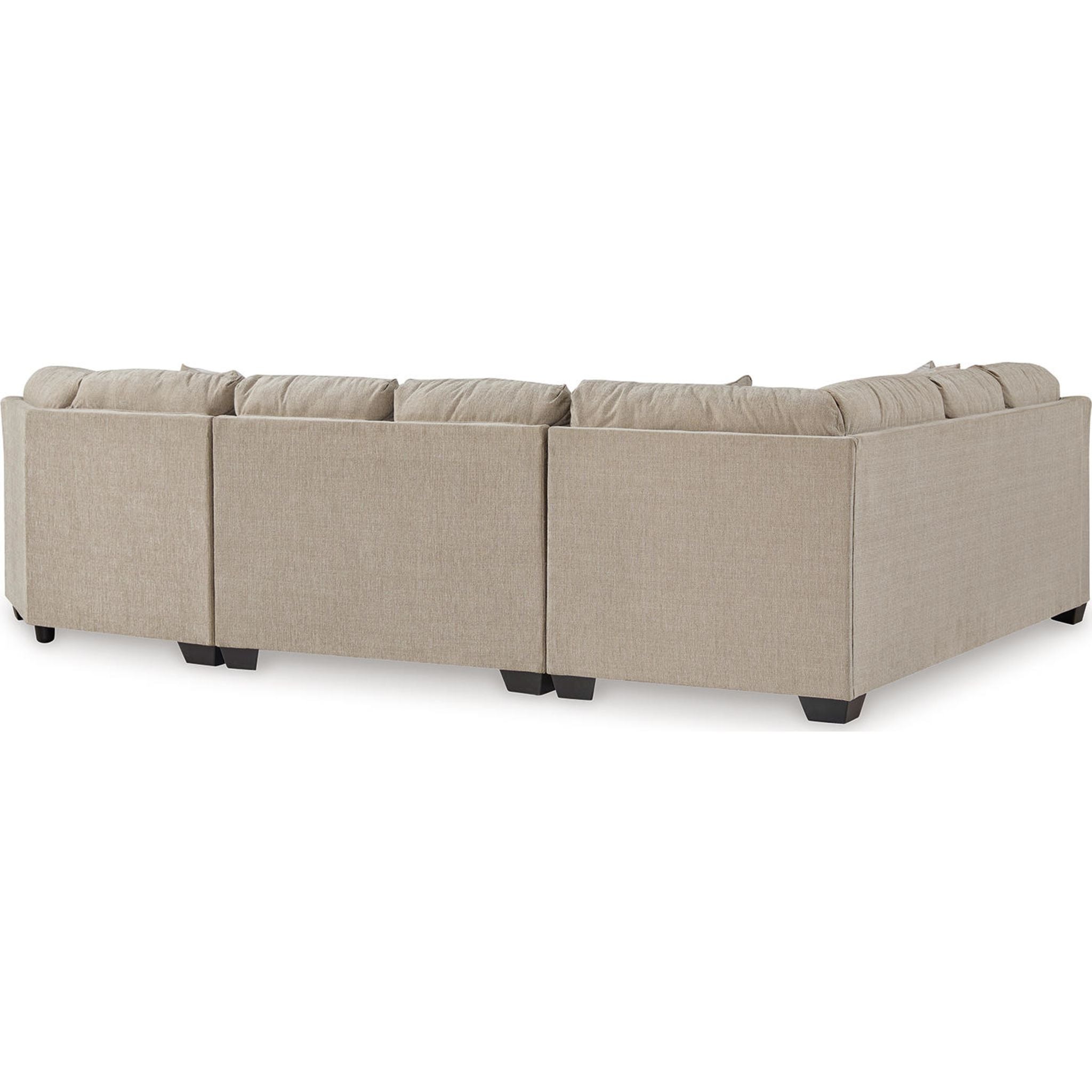 Brogan Bay 3-Piece Sectional Sofa with Cuddler - Modern L-Shaped Living Room Couch Set for Small Spaces, Apartment & Family Room Comfort