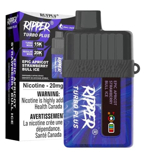 Ripper Turbo Plus 20K Disposable Vape by RufPuf - 20000 Puffs, 20mL E-Liquid, Long-Lasting Flavor - Perfect for Travel, Parties, and On-the-Go Vaping