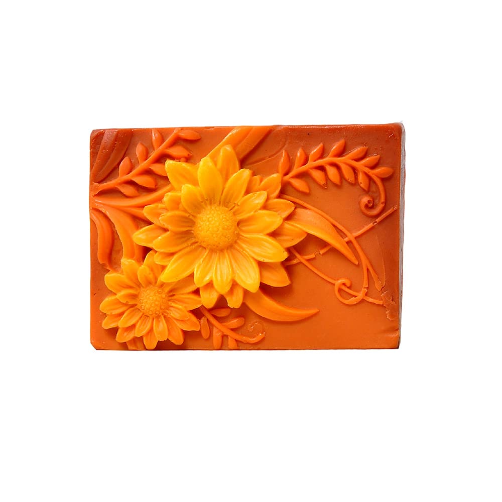 Vaghbhatt Handmade Turmeric Soap Bar - 100% Pure Herbal, Natural & Organic, 100g (Pack of 2) - Gentle Cleansing for Sensitive Skin, Acne Treatment & Skin Brightening - Perfect for Daily Face & Body Wash, Spa Treatment & Ayurvedic Skincare Routine