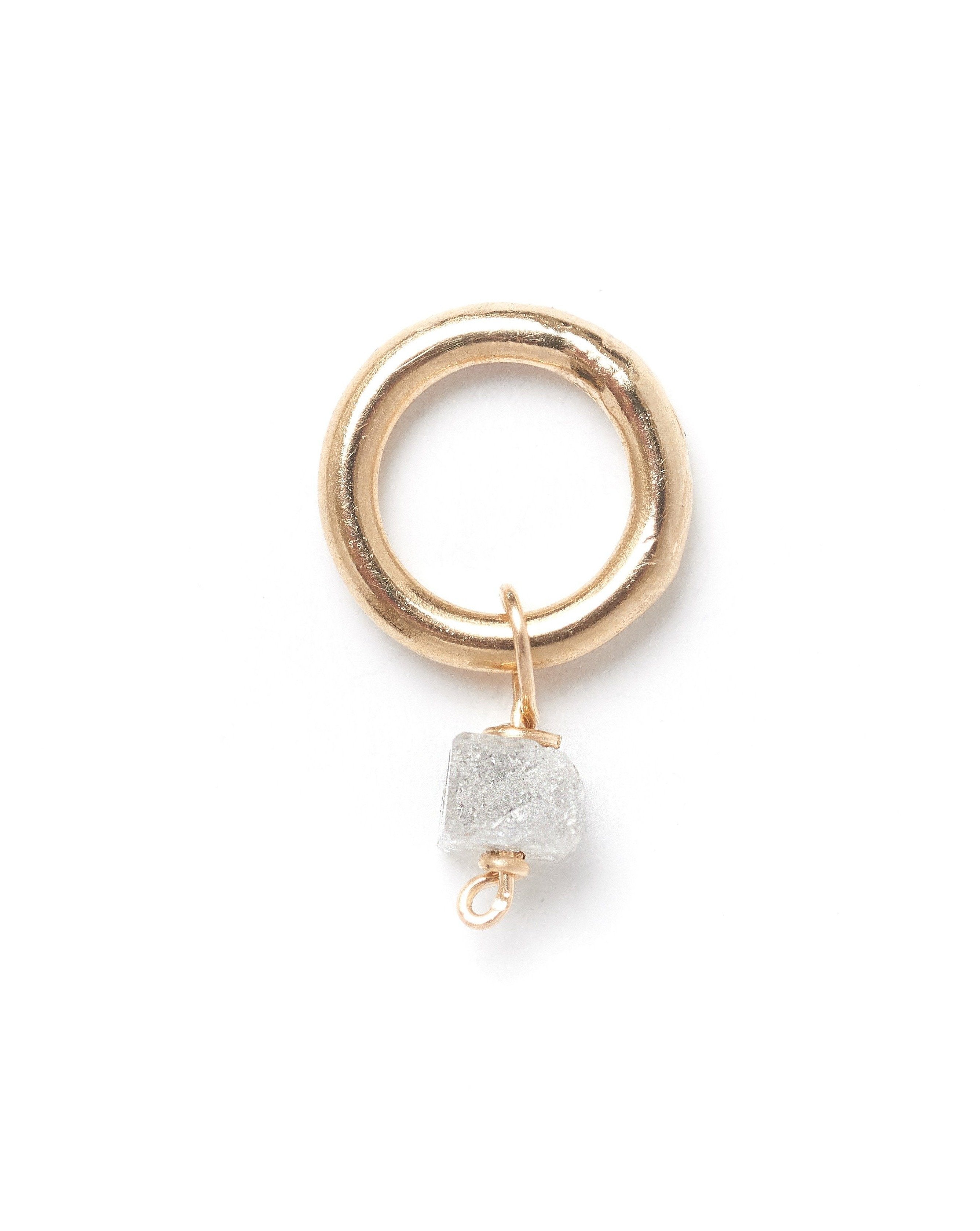 One Love April Diamond Charm Pendant - Sterling Silver Necklace for Women, Gift for Her - Perfect for Anniversaries, Birthdays & Valentine's Day