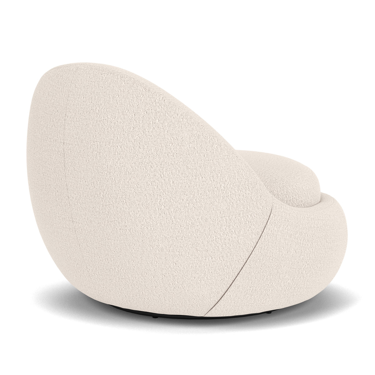 Babette Boucle Swivel Armchair - Modern Velvet Upholstered Accent Chair with 360° Rotation for Living Room, Bedroom, or Office
