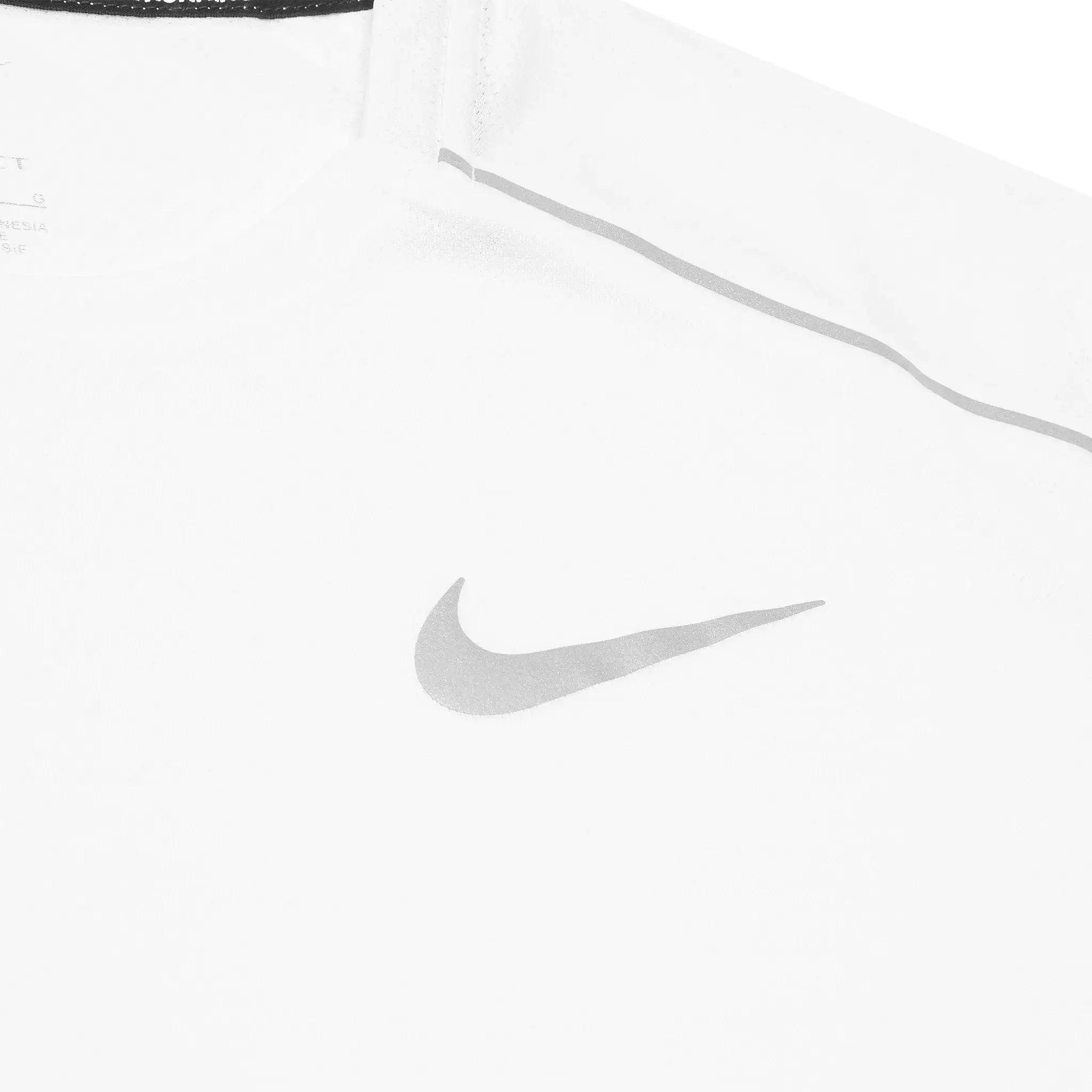 Nike Dri-FIT 1.0 White Running T-Shirt for Men - Lightweight Moisture-Wicking Athletic Shirt for Jogging, Gym Workouts & Marathon Training