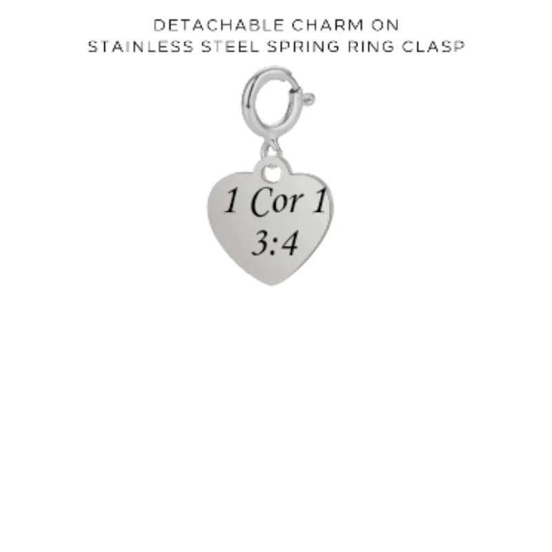 Personalized Engraved Charms with Detachable Clasp - Custom Name Jewelry Gift for Women - Perfect for Necklaces, Bracelets & Keychains - $10.00