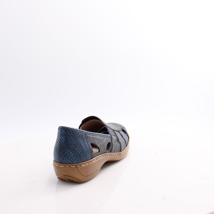 Rieker 41385 Comfortable Women's Loafers - Stylish Slip-On Shoes for Casual Wear, Office & Walking