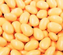 Peach Jordan Almonds by Its Delish - 1 LB Bulk Bag | Sugar Coated Almonds with Hard Candy Shell | Vegan, Kosher & Made in USA | Perfect for Wedding Favors, Bridal Showers, Baby Showers & Party Buffets | Sweet Treat for Celebrations & Gift Baskets