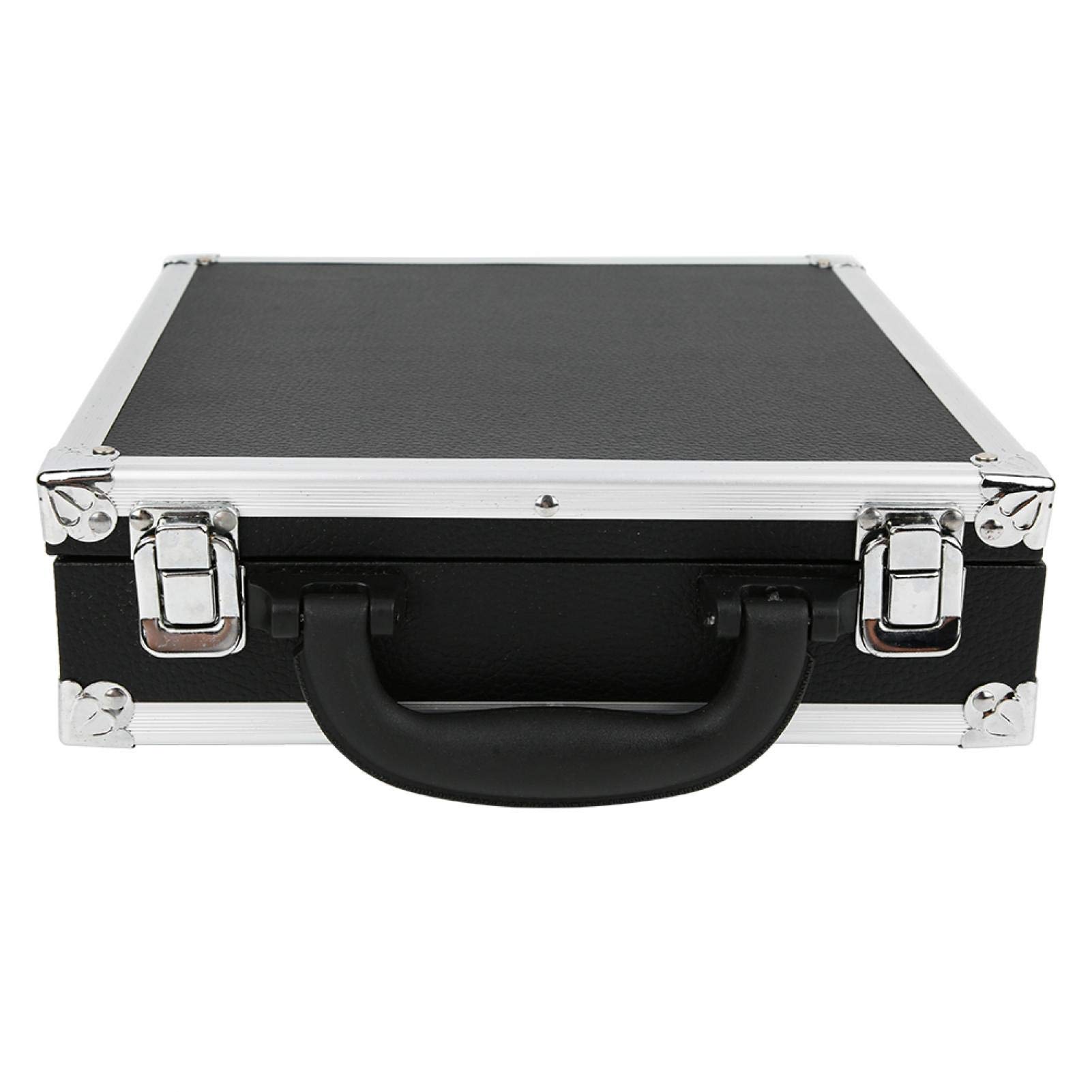 VBestLife 16-Ball Billiard Pool Balls Storage Box - Crystal Clear Carrying Case with Handle for Snooker & Pool Accessories | Perfect for Home Game Rooms, Bars & Pool Halls