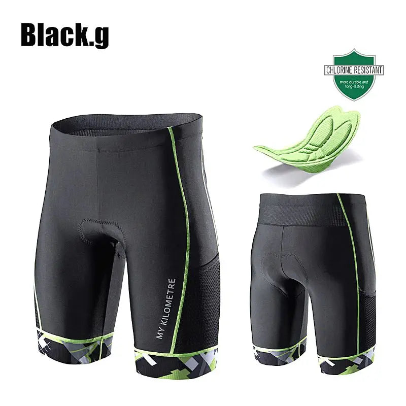 Men's Triathlon Cycling Shorts - Quick Dry, Comfortable & Breathable for Swim, Bike, Run - Perfect for Triathlons, Training & Outdoor Sports