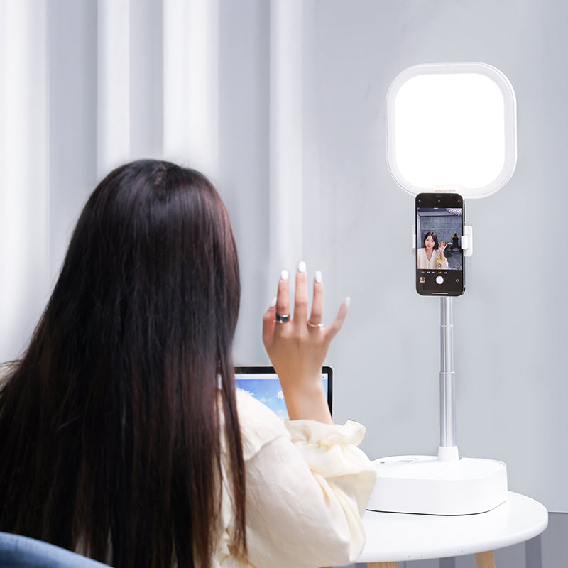 Ulanzi K14 LED Video Light Stand - 18W Dimmable Bi-Color 3200K-5600K Continuous Lighting for Live Streaming, YouTube Videos, Photography & Studio Work