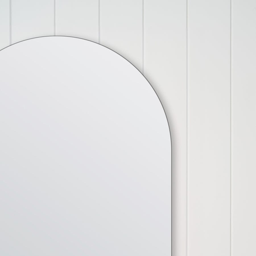 Frameless Oval Wall Mirror - Modern Home Decor for Bathroom, Bedroom & Entryway | Perfect for Vanity, Dressing Room & Hallway