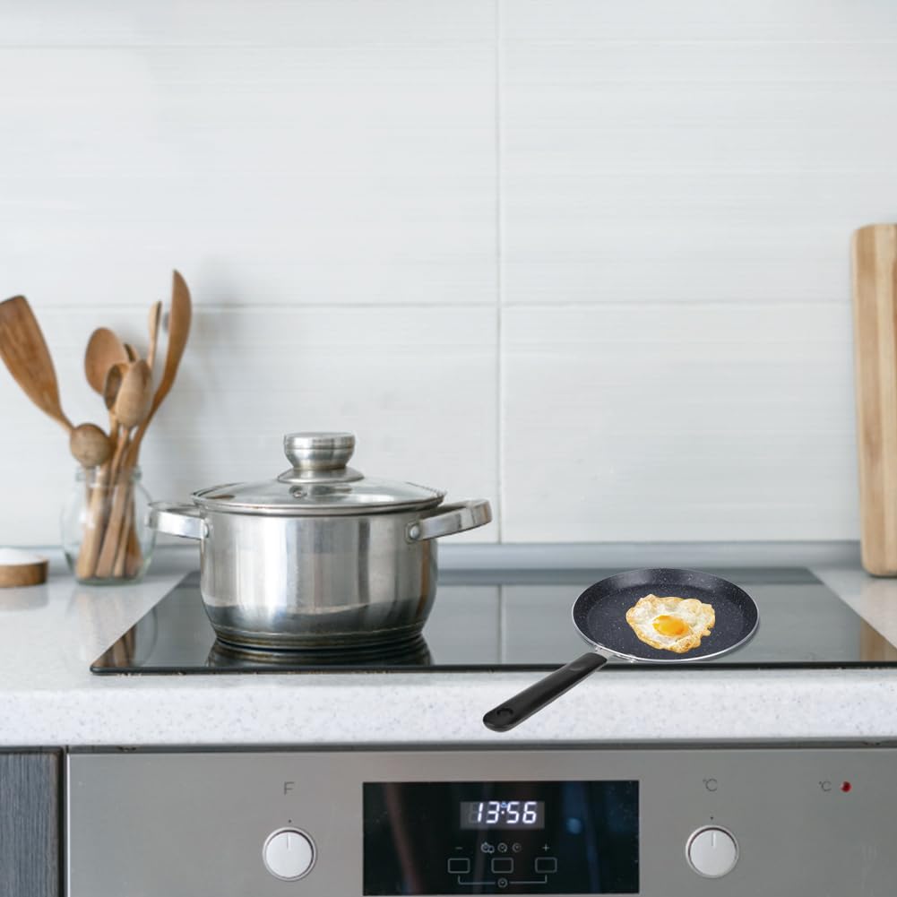 Joyzan Nonstick Crepe Pan - 10 Inch Aluminum Egg Frying Pan, Omelet Skillet & Pancake Maker - Induction Stove Compatible - Perfect for Roti, Tortillas, Dosa & Crispy Tawa - Ideal for Home Cooking, Breakfast & Indian Cuisine