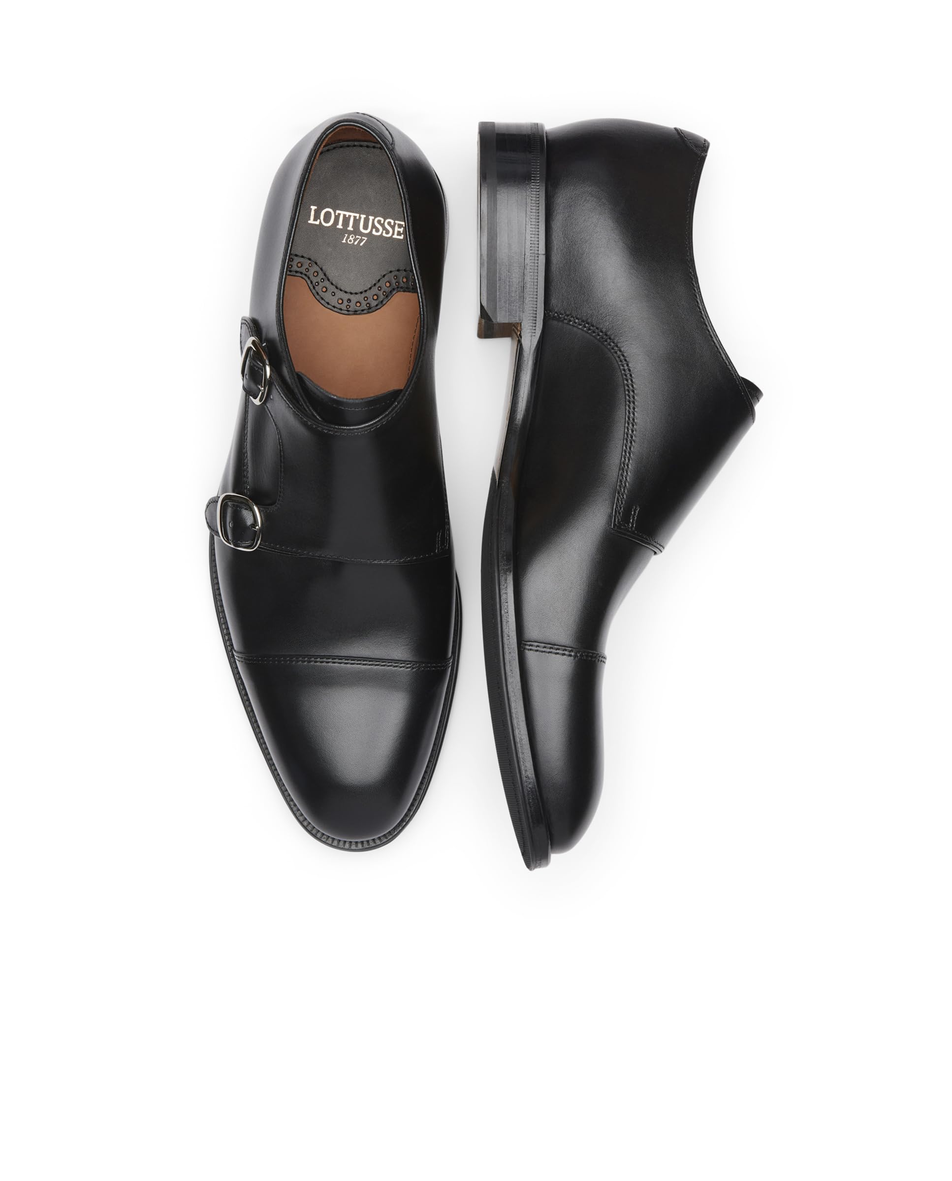 Men's Double Buckle Casual Shoes - Comfortable Slip-On Loafers for Business & Travel | Perfect for Office, Driving & Daily Wear