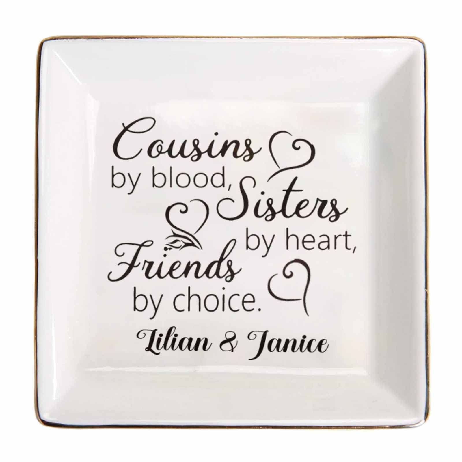 Personalized Ceramic Jewelry Tray for Women - 