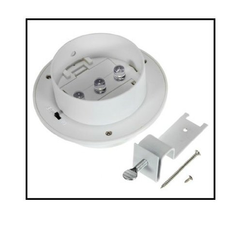 Solar Powered Outdoor LED Light - 3 Bright LEDs for Fence, Roof, Gutter, Garden & Yard Wall Lighting | Weatherproof & Energy Efficient Landscape Lighting for Pathways, Patios & Home Security
