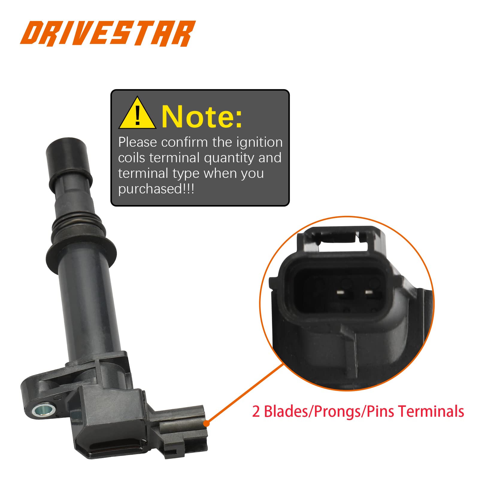 DRIVESTAR 8-Piece UF270 Iridium Spark Plugs & Ignition Coil Pack Set - Compatible with 1999-2003 Jeep Grand Cherokee/Commander 4.7L, 2002-2007 Dodge Ram 1500/Durango/Dakota, 2006-2007 Mitsubishi Raider 4.7L V8 - High Performance Engine Ignition for Smoother Starts & Better Fuel Efficiency