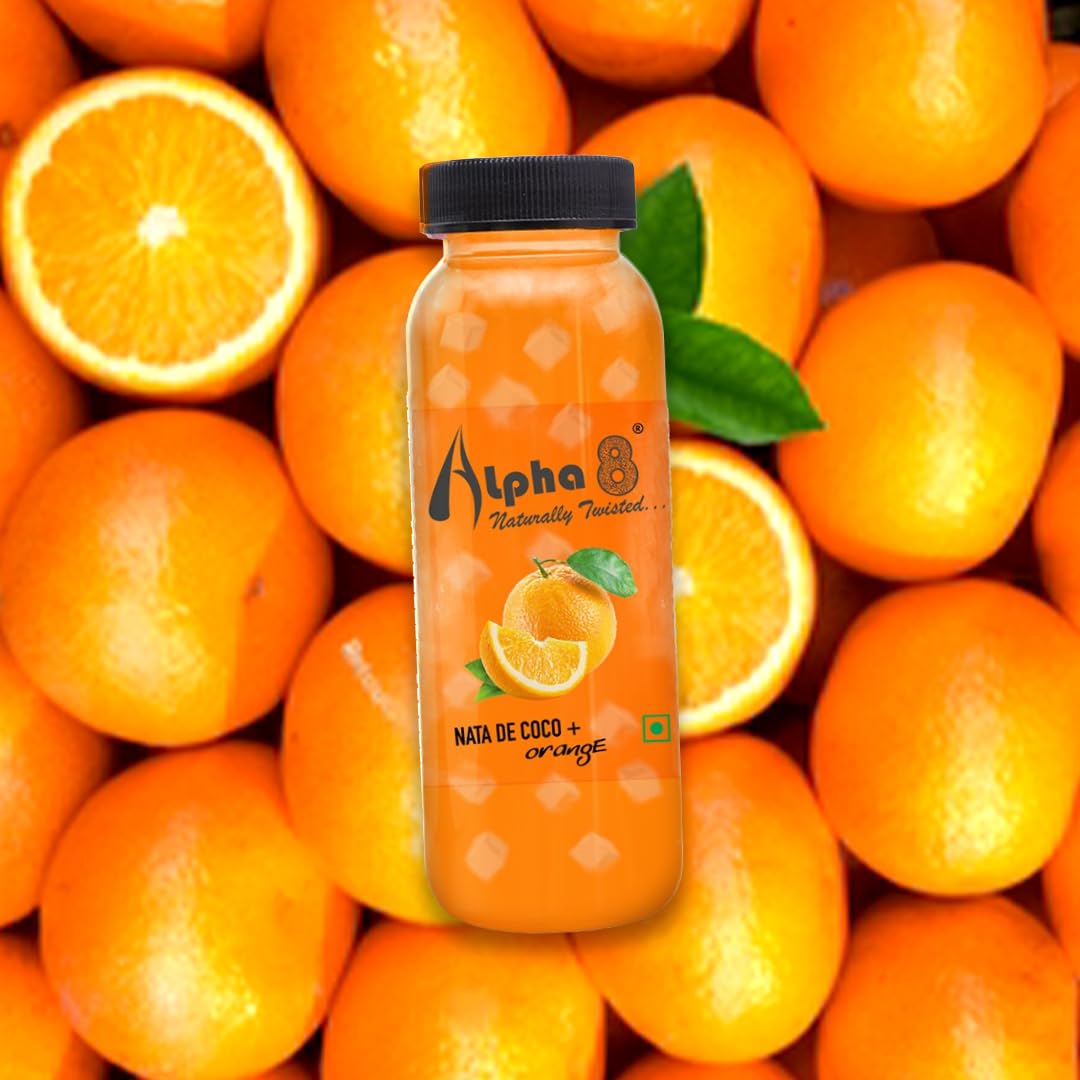 ALPHA 8 Natural Energizer & Immunity Booster Juice - High Fiber, Real Fruit Flavor, Healthy Drink Combo Pack (12 Bottles) - Perfect for Daily Energy Boost & Immune Support