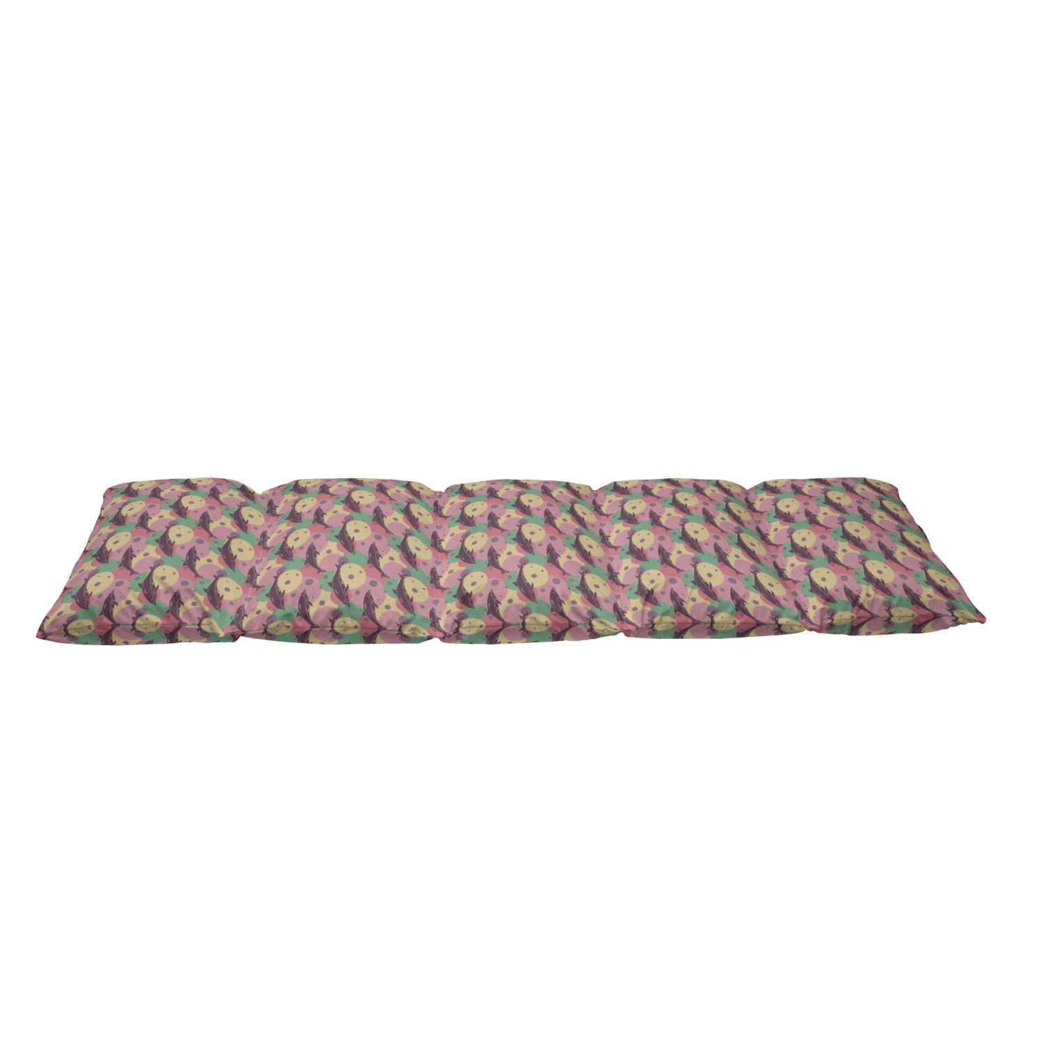 Ambesonne Waterproof Floor Pillow Cover - Dolphin & Ocean Bubbles Design, 88