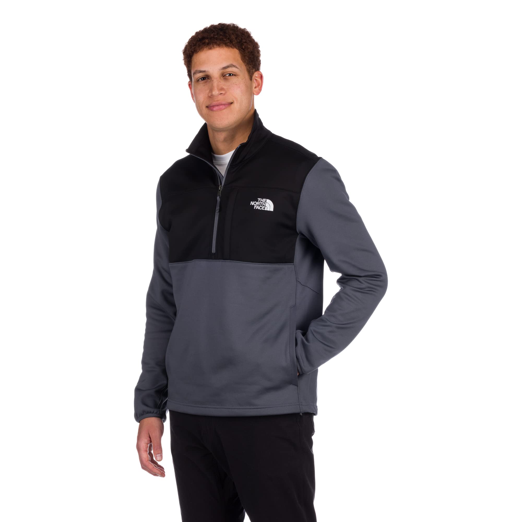 The North Face Men's Astro Ridge 1/4 Zip Fleece Pullover - Lightweight Thermal Quarter-Zip Jacket for Hiking, Camping & Outdoor Adventures