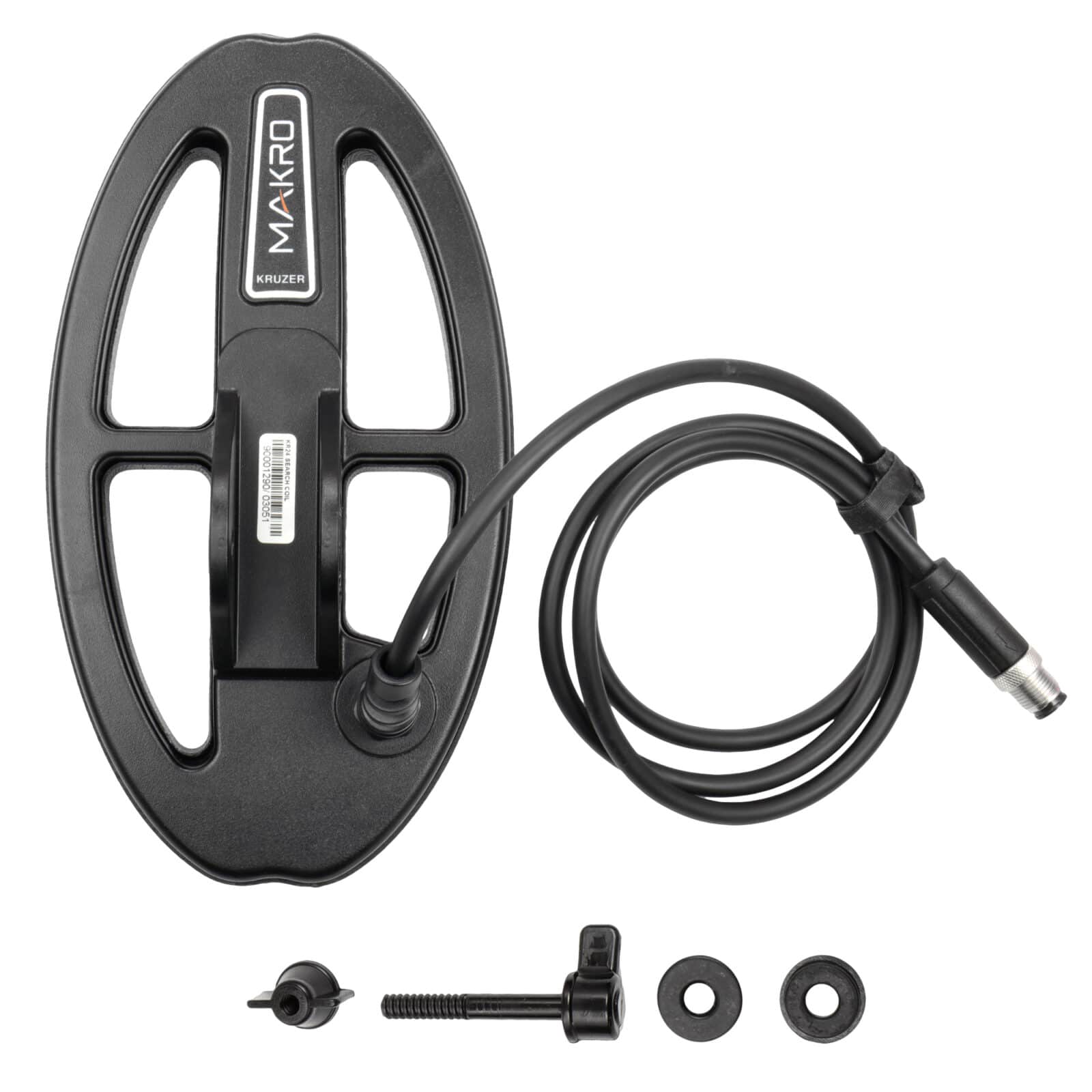 Nokta KR24 9.5 x 5 DD Waterproof Metal Detector Search Coil for Kruzer & Anfibio Series - Perfect for Beach Hunting, Gold Prospecting & Underwater Treasure Detection