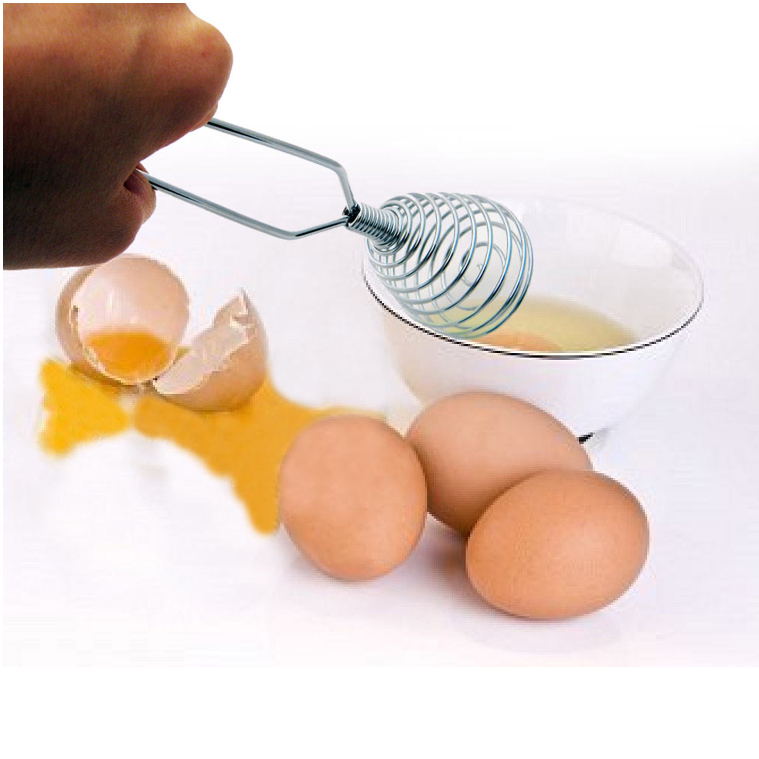 Chef Craft Select Chrome French Egg Whisk 7.25 Inch - Premium Stainless Steel Kitchen Tool for Baking, Cooking & Mixing - Perfect for Eggs, Sauces & Batters