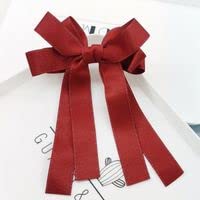 Elegant Burgundy Butterfly Bow Ribbon - Perfect for Gift Wrapping, Hair Accessories, and Wedding Decorations