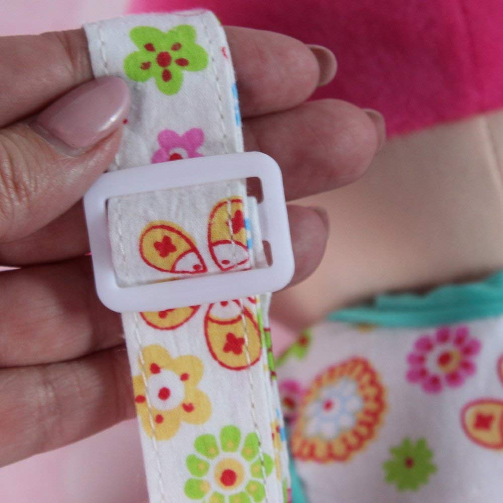 Patchwork Pink Doll Carrier - Comfortable Straps for Baby Playtime
