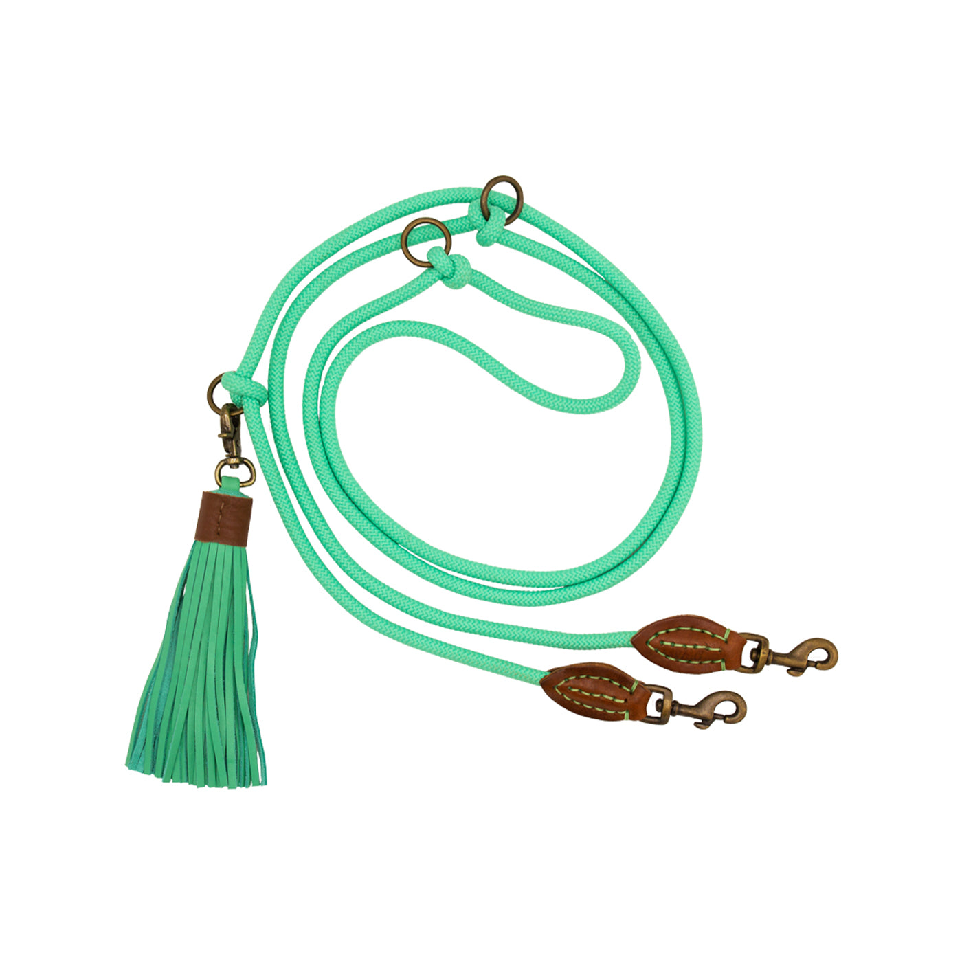 Premium Extra Long Dog Leash - Durable & Adjustable Jade Green Pet Lead for Large Dogs - Perfect for Training, Walking, Hiking & Outdoor Adventures