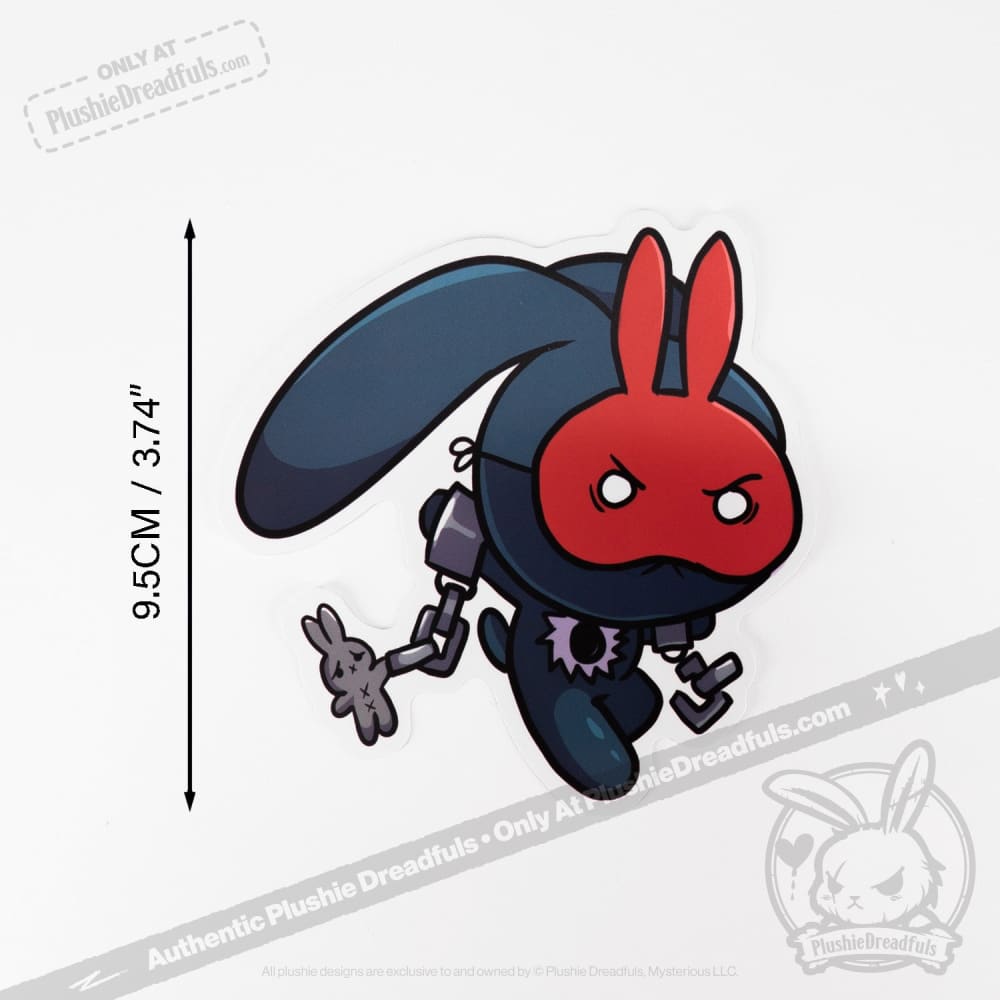 Plushie Dreadfuls Vinyl Sticker Pack Vol. 1 - Cute Kawaii Stickers for Laptops, Water Bottles & DIY Crafts - Perfect for Scrapbooking, Journaling & Gift Decorations