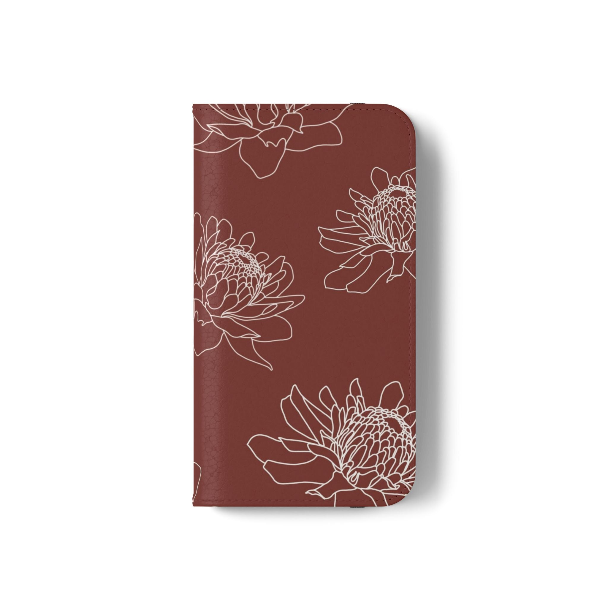 Torch Ginger Folio Case - Elegant & Durable Phone Cover for iPhone & Samsung - Perfect for Travel, Work & Everyday Use