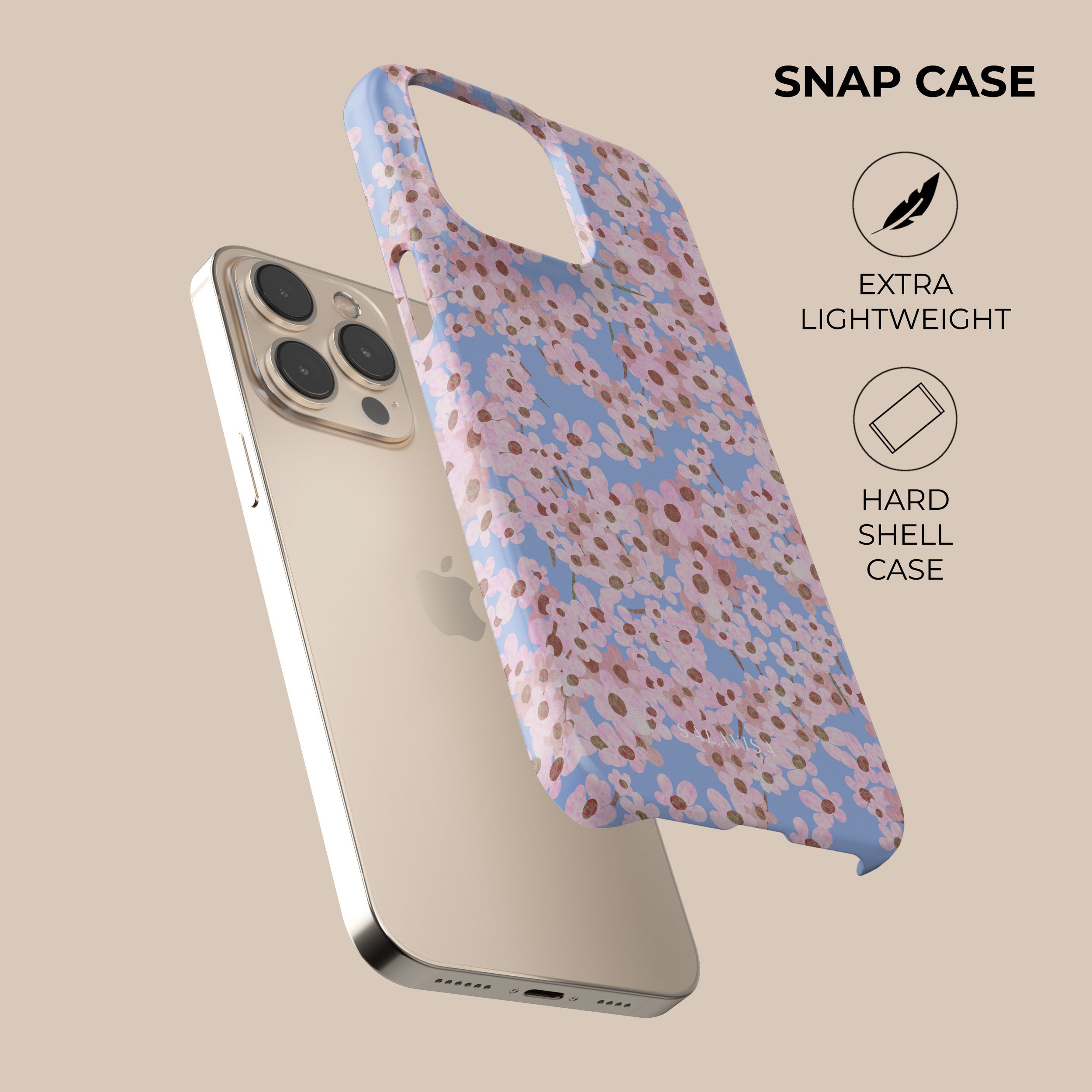 Floral Ditsy Print Phone Case for iPhone & Samsung - Trendy Summer Design, Slim Protective Cover for Everyday Use & Outdoor Activities