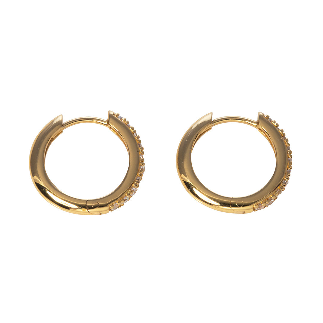 Goldbug Collection Lowcountry Firefly Huggie Hoop Earrings - Dainty Gold Huggie Hoops for Women, Perfect for Everyday Wear & Special Occasions