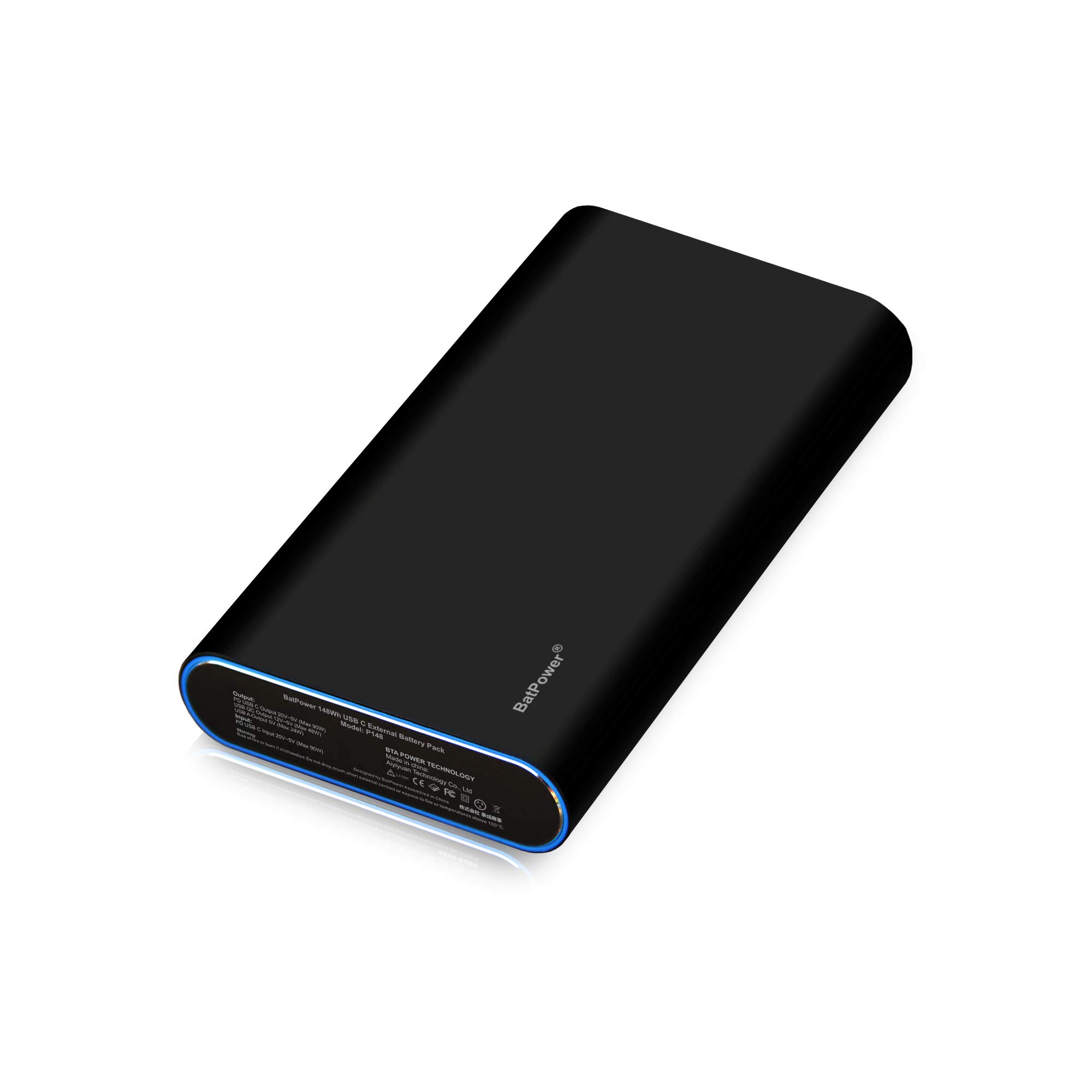 BatPower 98Wh High-Speed PD USB-C Power Bank - 120W Portable Laptop Charger for MacBook Pro/Air, USB-C Laptops, Tablets & Smartphones | Fast Charging External Battery Pack for Travel, Work & Outdoor Adventures