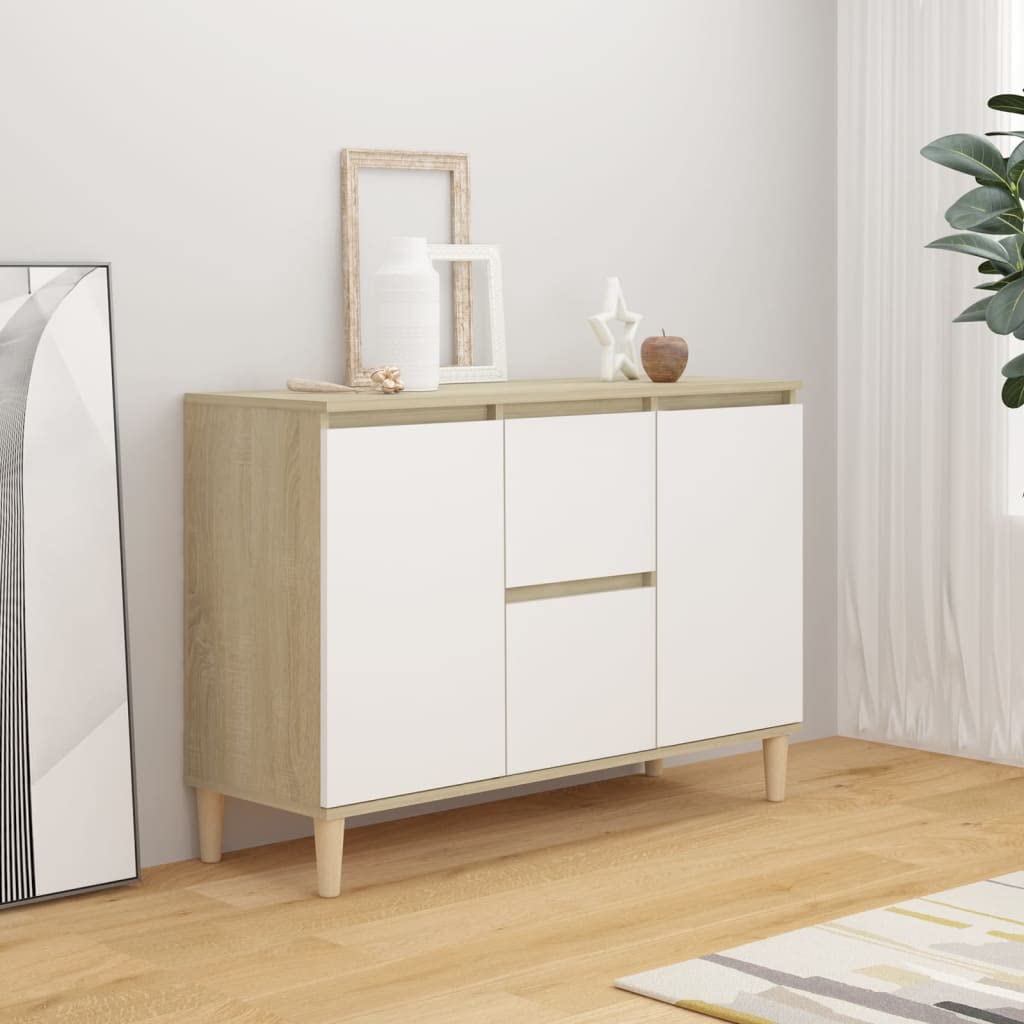 Modern Sideboard Cabinet with 2 Drawers & 2 Doors - 40.7