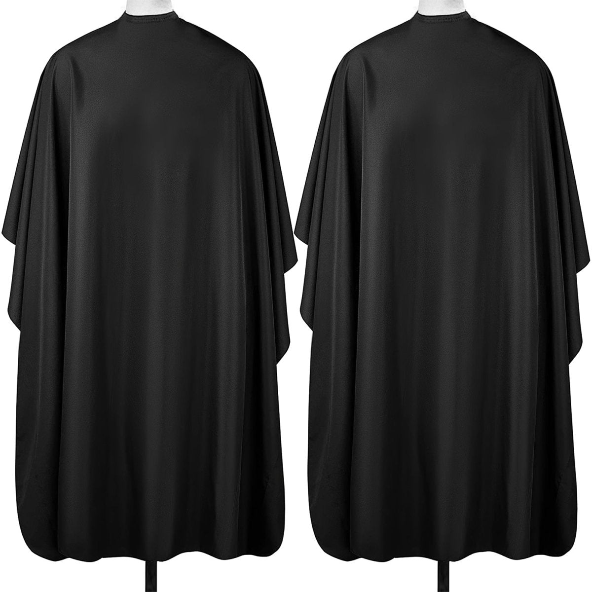 Professional Hair Cutting Cape - Waterproof & Reusable Barber Cloak for Salon & Home Use - Single Color (Black/Blue/Red) - Perfect for Haircuts, Styling & Grooming at Home or Salon
