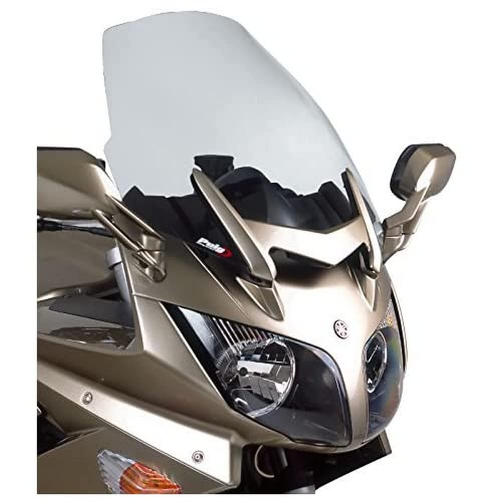 Puig 4103W Clear Motorcycle Windshield - High-Quality Touring Screen for Enhanced Riding Comfort & Protection | Perfect for Long-Distance Cruising & Highway Travel