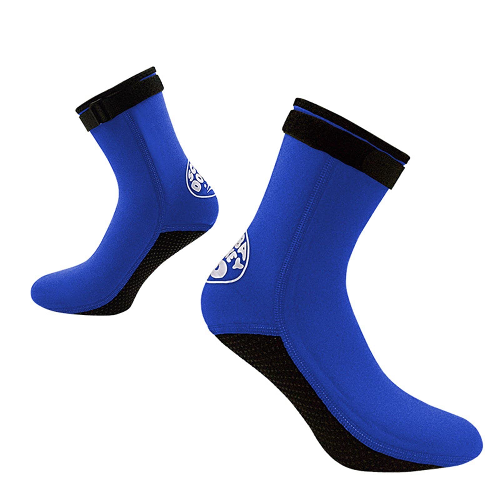 3mm Neoprene Socks - Anti Slip Diving Socks for Men & Women, Beach Booties Shoes for Swimming, Surfing & Water Sports - Warm & Comfortable Water Shoes for Pool, Ocean & Outdoor Activities