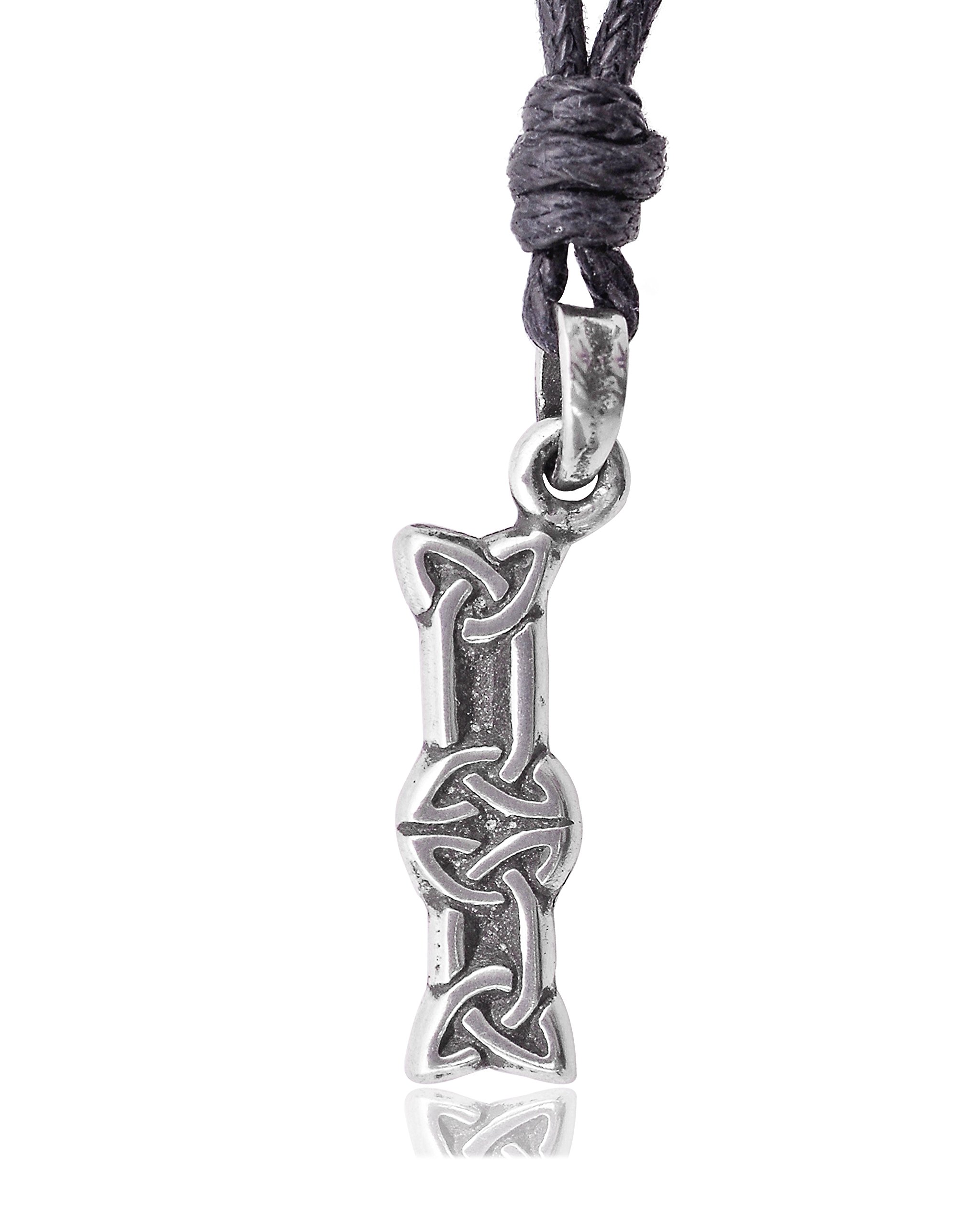 Celtic Knot Silver Pewter Charm Necklace Pendant - Irish Heritage Jewelry for Women - Perfect for St. Patrick's Day, Weddings & Special Occasions