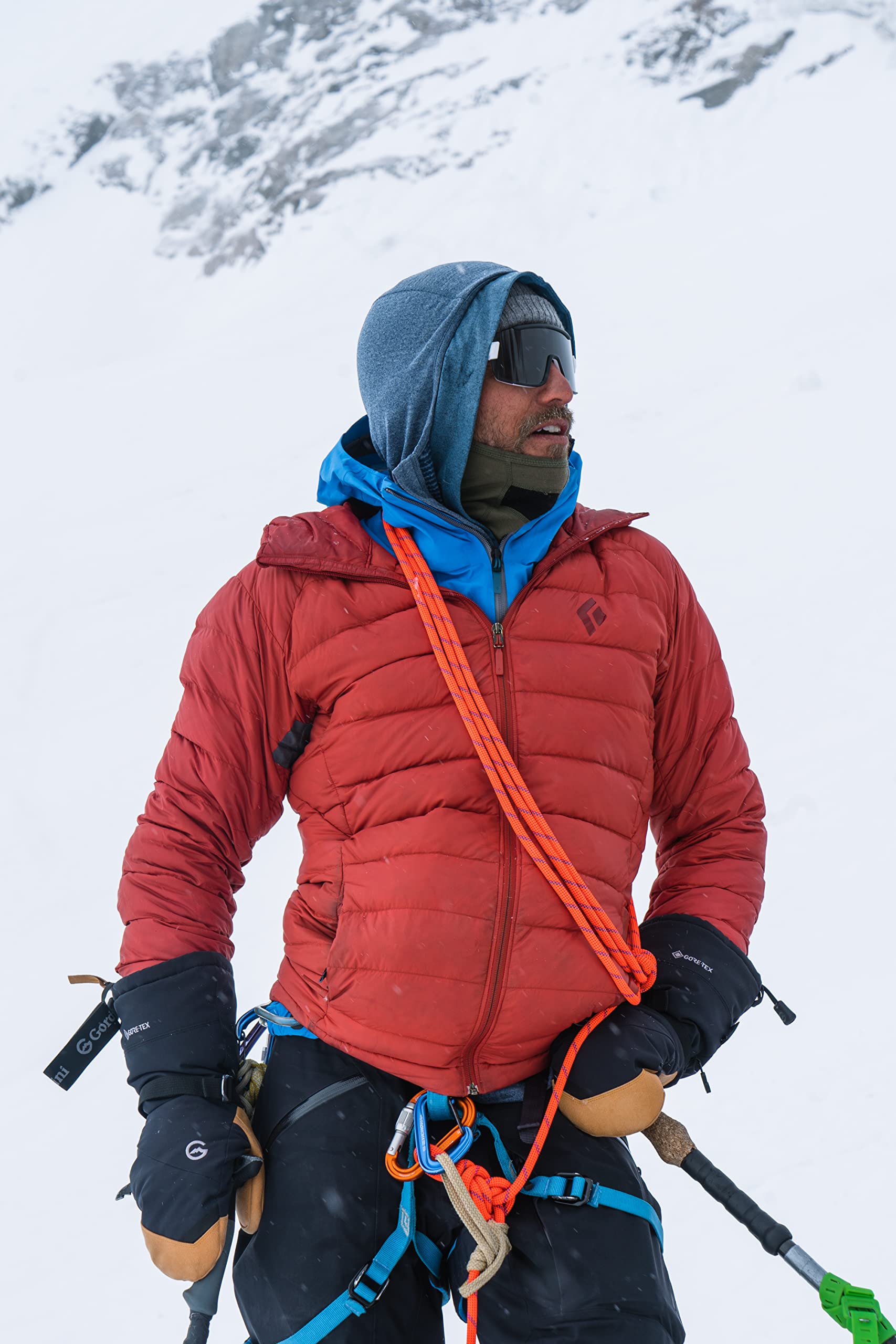 Gordini Men's Radiator Mittens - Winter Thermal Gloves for Cold Weather, Skiing, Snowboarding & Outdoor Activities