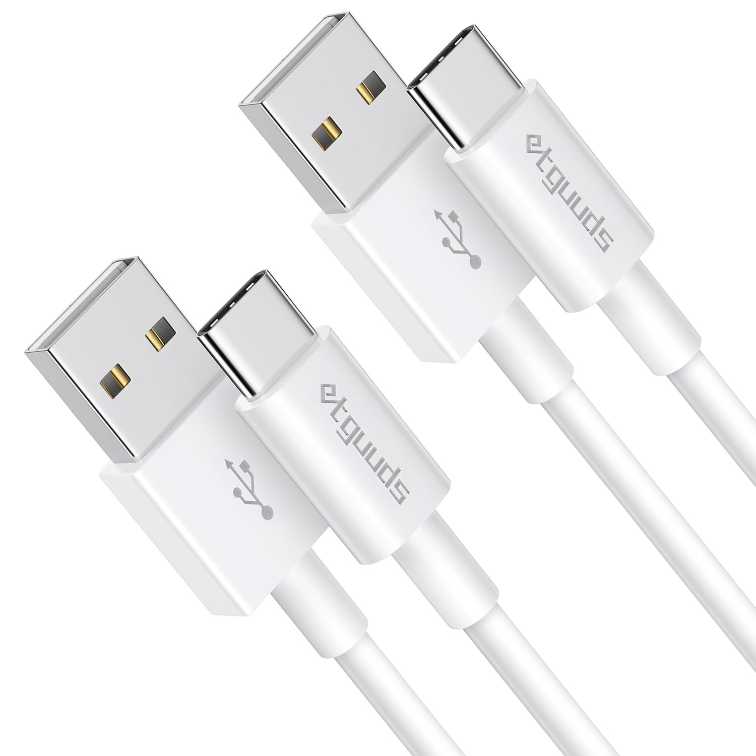 1ft USB C to USB A CarPlay Cable for iPhone 16/16 Pro/16 Pro Max/16 Plus/15/15 Pro/15 Pro Max - Fast Charging Sync Cord for Apple CarPlay & Android Auto - Perfect for Road Trips & Daily Commutes (2 Pack)