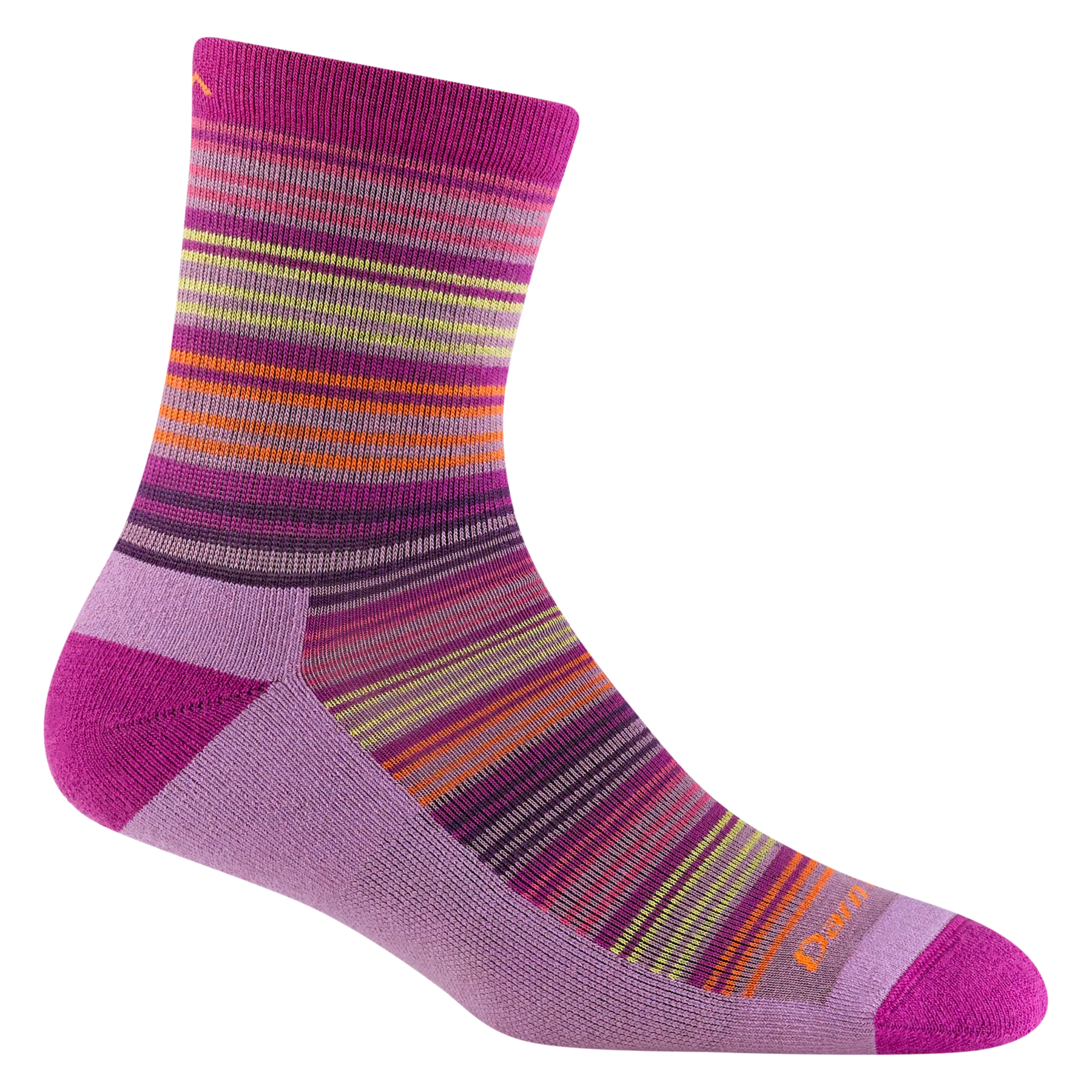 Darn Tough Clover Zebra Canyon Micro Crew Light Socks for Hiking, Running & Outdoor Activities - Merino Wool Comfort & Durability