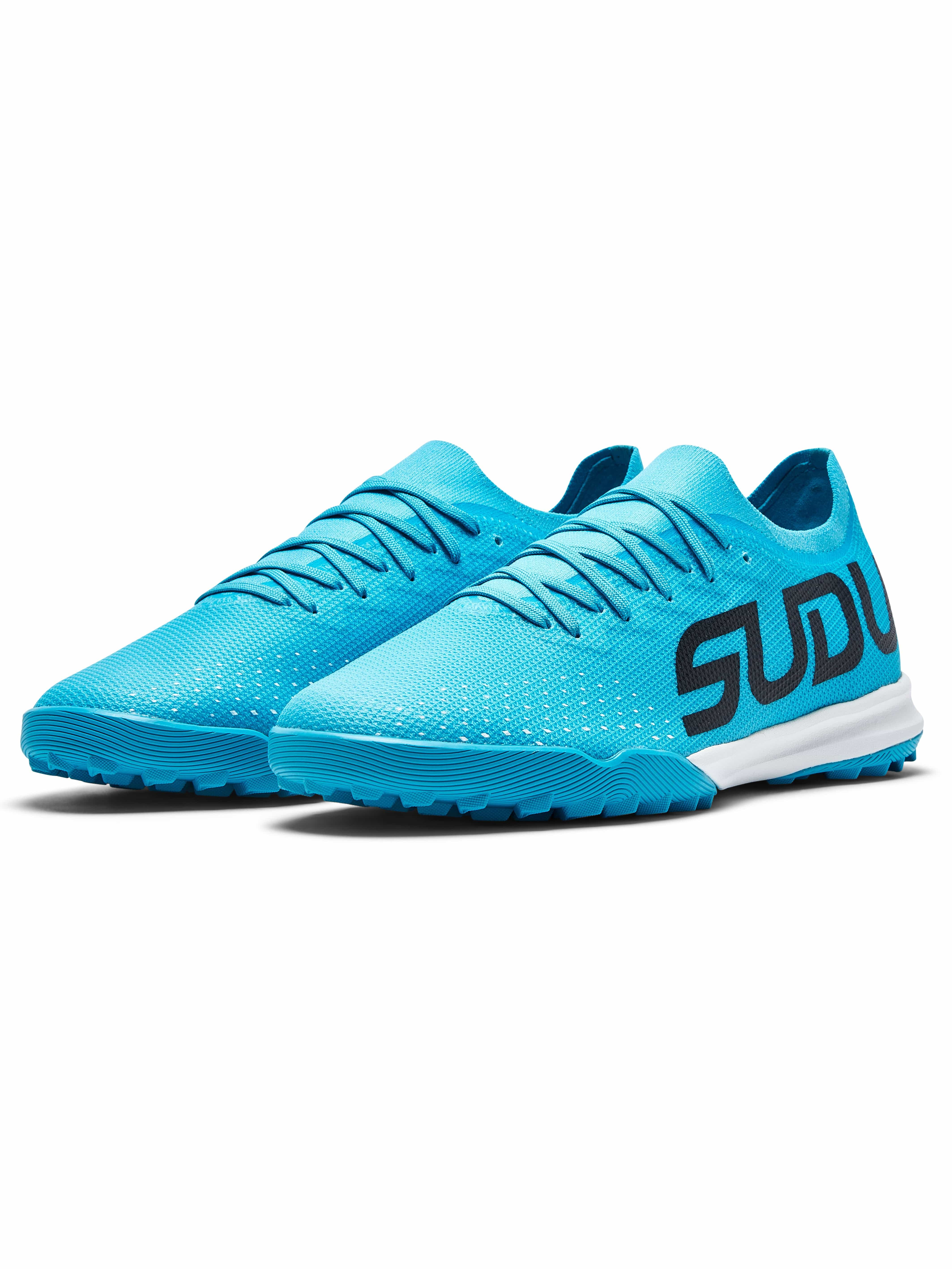 SFS TT 01 Turf Football Cleats - Lightweight Soccer Shoes for Men & Women, Non-Slip Sole, Comfortable Fit - Perfect for Artificial Grass, Training, and Casual Play (Blue)